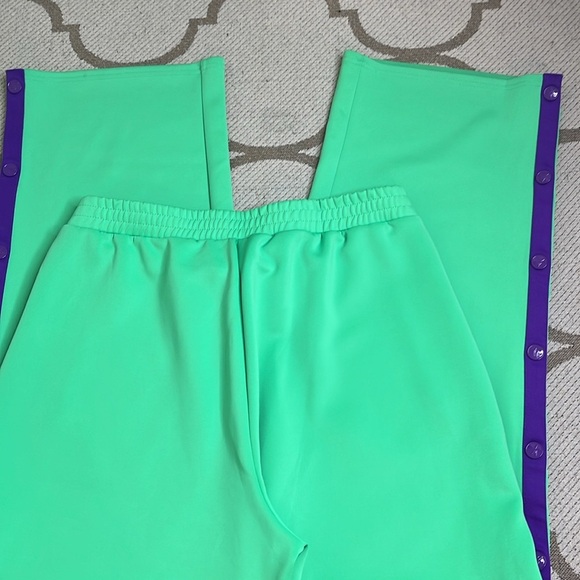 YITTY Green snap button with Elastic Waistband tack pants - Picture 12 of 16